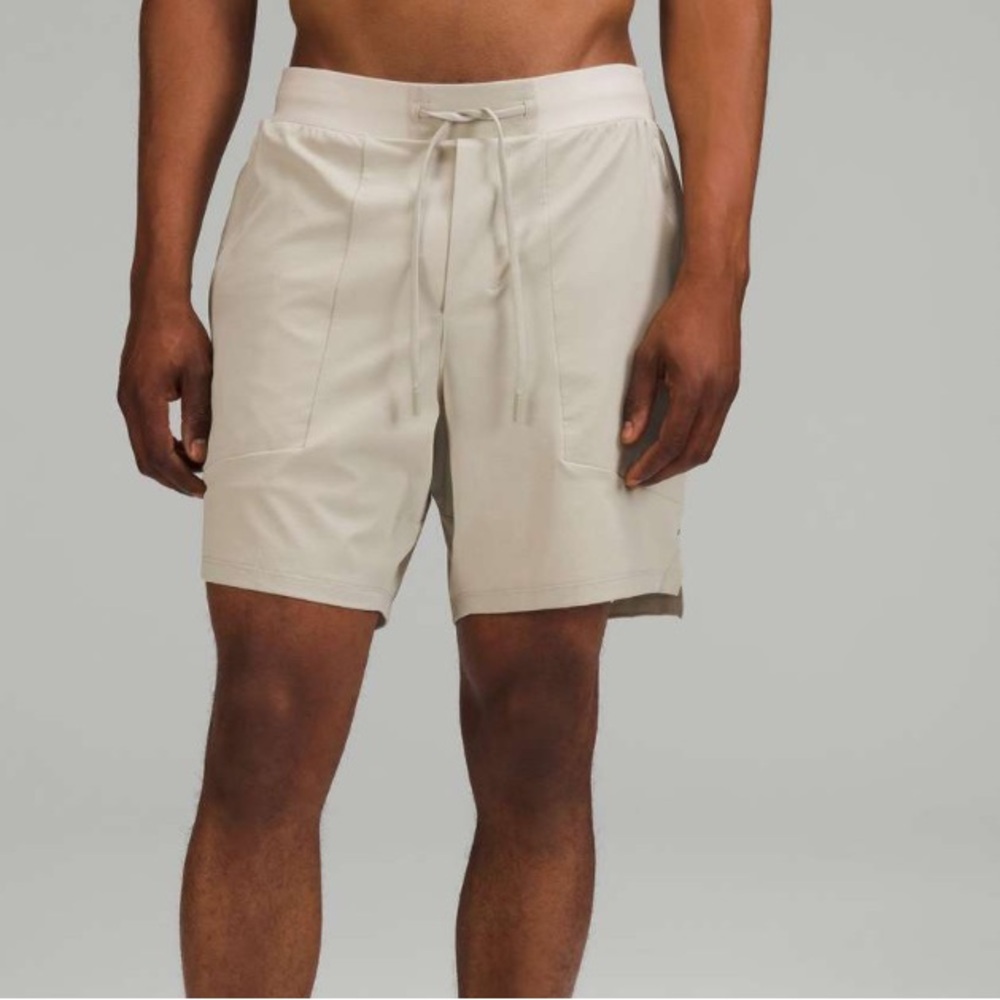 Lululemon Licence to Train Lined Short 7" Raw Linen Size XL
